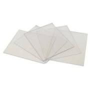 Покрывное стекло из поликорбаната к сварочному щитку. 110 х 90 мм