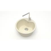 Мойка Робби Z24Q2, бежевая 490x490x190 с сифоном, герметиком Gota Rocio