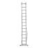 Лестница, 3х14 ступеней трехсекционная алюминиевая 3.96м (h=7,12 м, мах h=10.26м), до 150кг, Сибртех
