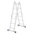 Лестница шарнирная алюминиевая, 4 х 3 ступени,(L=0.68m max h=3.52m) Россия, Сибртех