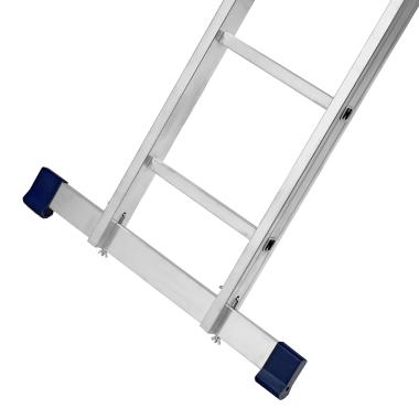 Лестница шарнирная алюминиевая, 4 х 4 ступени (h=1,20м; max h=4,64м) до 120 кг Россия, Сибртех