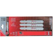 Полотна для электролобзика по металлу, 3 шт, 50 х 0.8 мм, HSS, EU- хвостовик Matrix