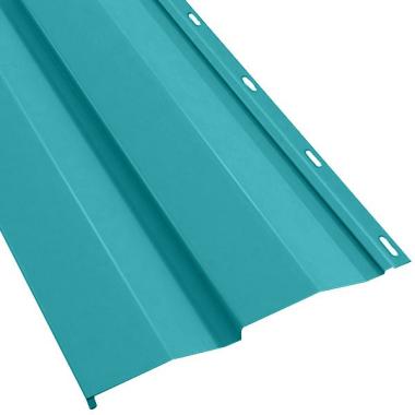 Сайдинг металлический корабельная доска, Морская волна (RAL 5021) , 0,22х3,9м