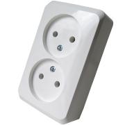 Розетка "Этюд"2ОП б/з белый Schneider Electric