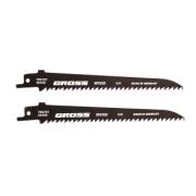 Полотна по дереву для сабельной пилы 4011 - S644D, 130 x 4,2 мм, фигурный рез, 2 шт. Gross