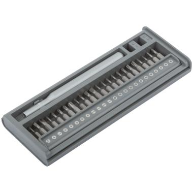 Отвертка с битами для точных работ, 24 crv бит, пластиковый бокс Фит