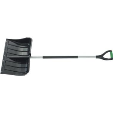 Лопата для уборки снега пластик.,540х375х1520 мм,стальной черенок,стальная планка,Palisad 61568