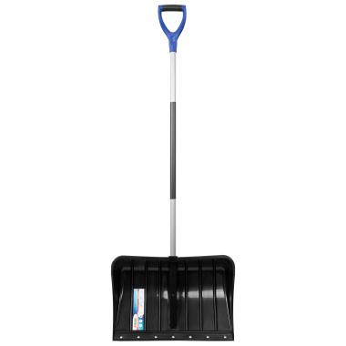 Лопата для уборки снега 540х375х1520мм полипропилен до-50°C, стальной черенок, Palisad