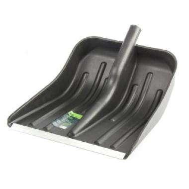 Лопата для уборки снега пластиковая, 360 х 405 мм, без черенка,Сибртех 61578