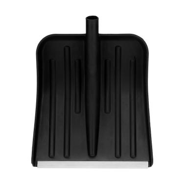 Лопата для уборки снега  360х405мм без черенка, пластиковая, тулейка D32мм, Сибртех