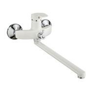 Смеситель д/ванны шар. L-30см, с перекл. душа цвет белый Зима 2272127 АНТЕЙ