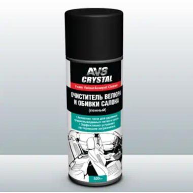 Очиститель велюра и обивки салона пенный аэрозоль 520 мл AVS AVK-029
