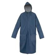 Дождевик Komfi "Extreme" с капюшоном, сверхпрочный, двухслойный, на молнии, цвет синий+серебро 72х120см (ПВХ, резинки на рукавах)