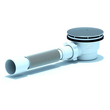 Сифон, 1 1/2*90, с гофрой 40/50, Е325С, АНИпласт