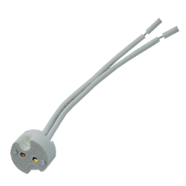 Патрон для ламп GU5.3 керамический 2x8см Ecola