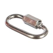 Карабин 4 мм винтовой, оцинкованный