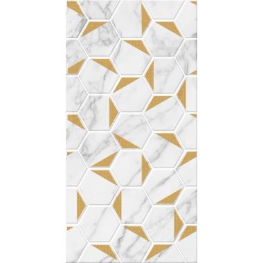 Плитка керамическая 300*600 Декор Марбл GOLD (0,18м2*7шт/кор.,)