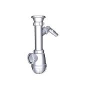 Сифон, 1 1/2*40, с носиком В1000 Aquant