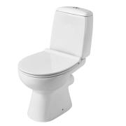 Унитаз-компакт Цезарь двух.реж. дюропласт, микролифт,тонкое сидение,