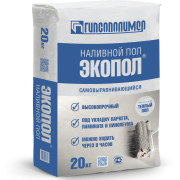 наливной пол высокопрочный ЭКОПОЛ 20 кг (70 уп) Гипсополимер