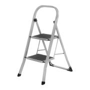 Стремянка 2 ступени стальная антикор 0,9м (h площадки0,47м), широкие ступени, до 150 кг,Сибртех