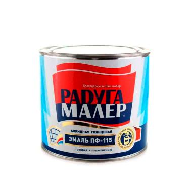 Эмаль ПФ-115 РАДУГА голубая 1,9кг