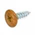 Саморез с прессшайбой, острый, D 4,2 мм 19 мм золотой дуб