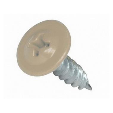 Саморез с прессшайбой, острый, D 4,2 мм 25 мм слоновая кость (RAL 1014)
