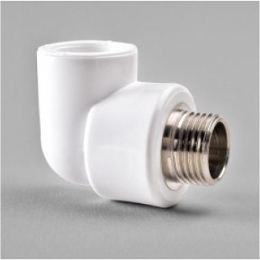 Угольник комбинированный НР, D20-1/2", (80шт/упак.)