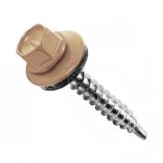 Саморез кровельный D 4.8 мм. 35 мм. Слоновая кость (RAL 1014)