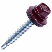 Саморез кровельный D 4.8 мм. 51 мм. Красное вино (RAL 3005)