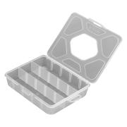 Органайзер 190х160х45 мм, 15 отделений универсальный малый, прозрачный матовый Сибртех