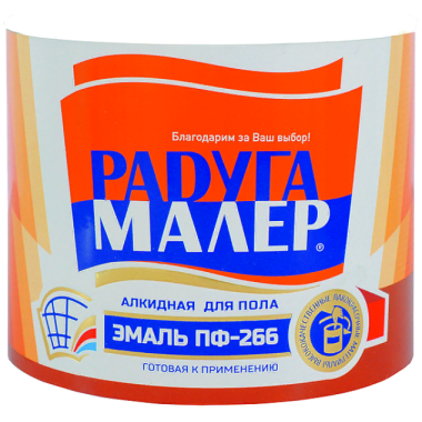 Эмаль ПФ-266 РАДУГА светлый орех  6кг