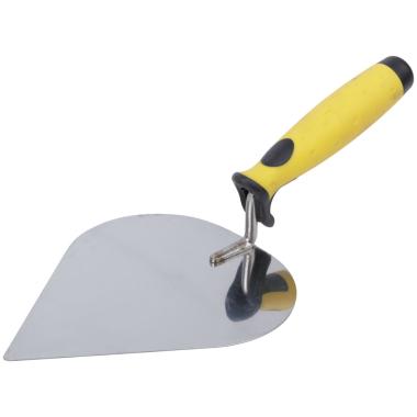 Мастерок нержавеющий, мягкая ручка, Профи, штукатура 180 мм ФИТ