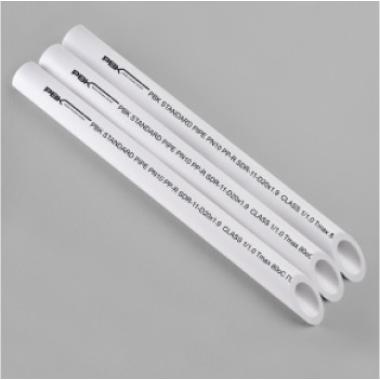 Труба ПП D 50мм*8,3мм PN25 SDR6, стекловолокно 4м (8 шт/упак), шт