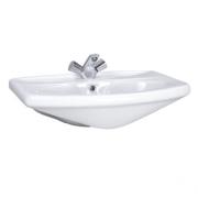 Умывальник мебельный НОВАЯ ГРАНЬ с переливом, 640*463мм (белый), Santeri