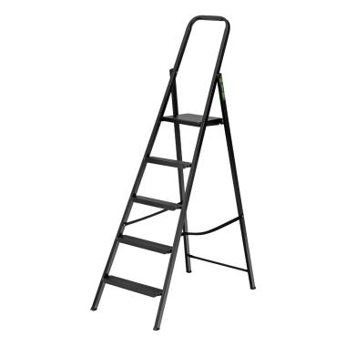 Стремянка 5 ступеней, компактная, стальная (h=2.5m) Сибртех