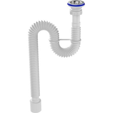 Гофросифон, 1 1/2*50, 570-1220мм (удлиненный), F212, Aquant