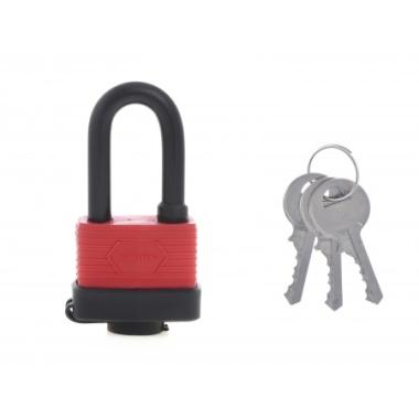 Замок навесной всепогодный 50мм удлиненная дужка "MATRIX"