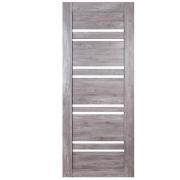 Дверь межкомнатная царговая Деколайн Модель 19 Дымчатый 900 прозрачное стекло "Терри" г.Вологда СНЯТ С ПРОИЗВОДСТВА