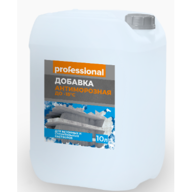 Добавка противоморозная в бетон  до - 15°С  PC 406 10л  TM "Professional"