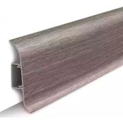 Плинтус 296 Орех серый Идеал Классик мягкий край 55*22мм 2,2м, (40 шт/уп)