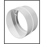 Соединитель д/круглых пластиковых воздуховодов с обратн.клапаном D100, В10СКП Виенто