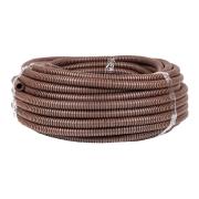 Труба гофрированная ПВХ 16мм дуб (Бухта 10м)