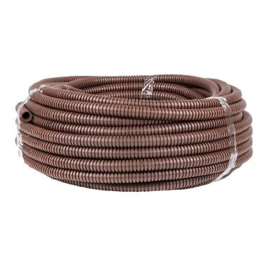 Труба гофрированная ПВХ 16мм дуб (Бухта 10м)