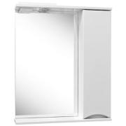 Шкаф зеркальный Женева 600R 1C белый Golden Fox