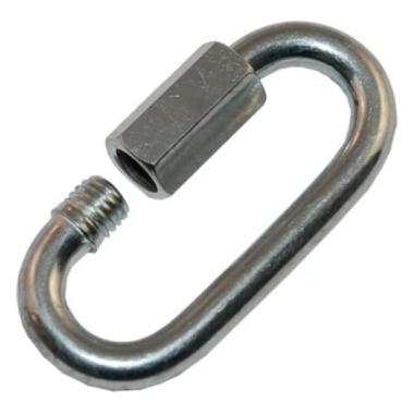 Карабин 5 мм винтовой, оцинкованный