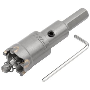 Коронка кольцевая с карбидными вставками Профи (для отверстий в нержавеющей стали) 23 мм, ФИТ