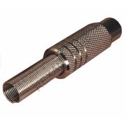 Разъем штекер TV никель c пружиной PROCONNECT