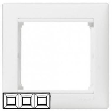 Рамка"Valena"3поста гор.Белый (774453) Legrand